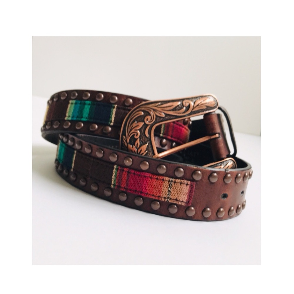Ariat - Serape Leather Studded Belt